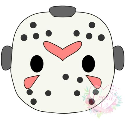 Jason Voorhees Face Cookie Cutter.