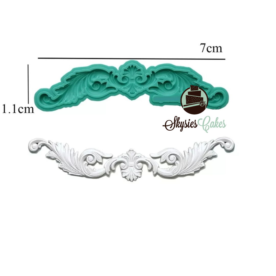 Silicone Mould - Fleur De Lis Border - Small - S202.