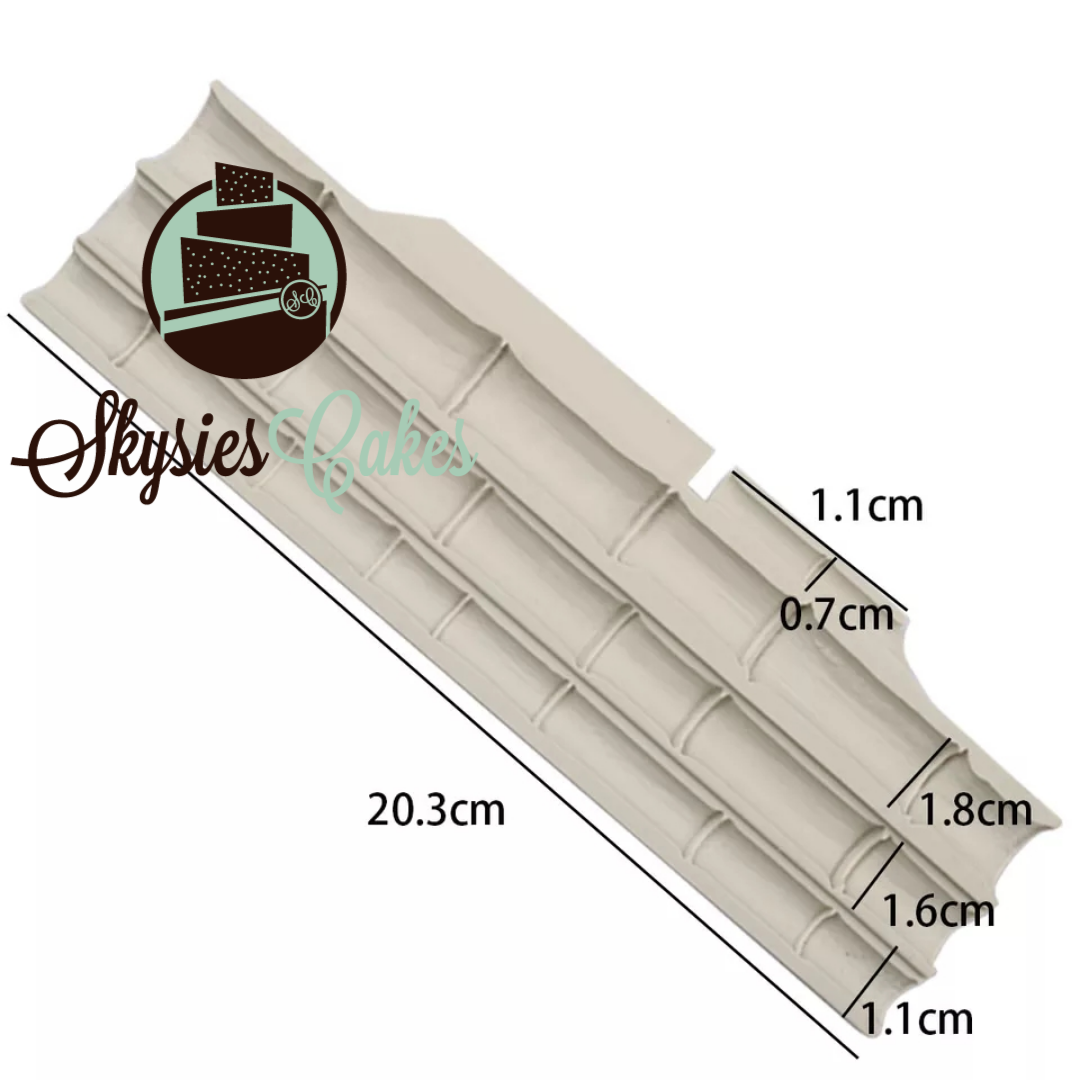 Silicone Mould - 3PC Bamboo - S267.