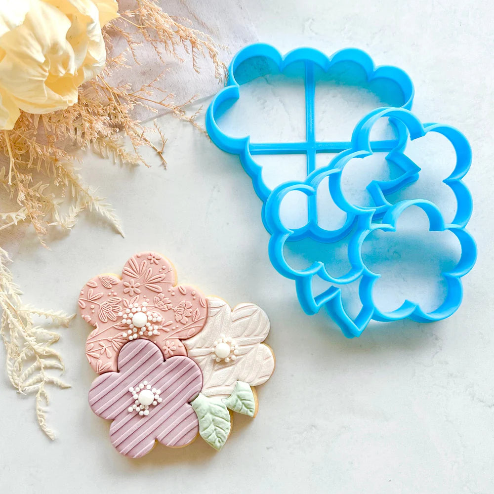 Custom Cookie Cutters - Lisse Inspired Statement Cutter Set (Cake Sera Sera).