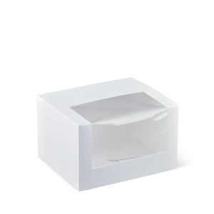 Detpak White Window Box - Long 5"