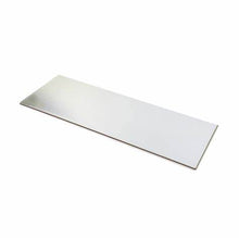 Silver Card Rectangle board - 125mm x 375mm