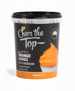Over The Top Buttercream - Orange 425g.