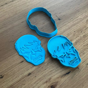 Cookie Cutter Store - Hulk Face Cookie Cutter & Emboss Stamp *Last One*
