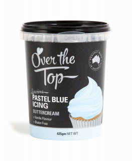 Over The Top Buttercream - Pastel Blue 425g.