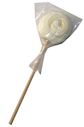 50g Fancy Round Lollipop - White and Antique White