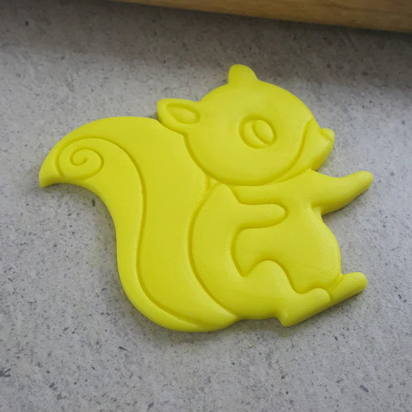 Custom Cookie Cutters Squirrel Cutter and Embosser Set.