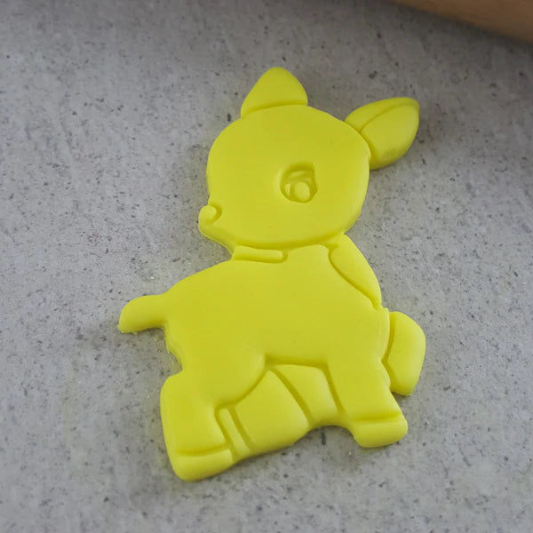 Custom Cookie Cutters Deer Cutter and Embosser Set.