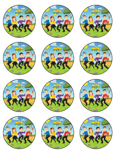 Edible Cupcake Toppers - Wiggles
