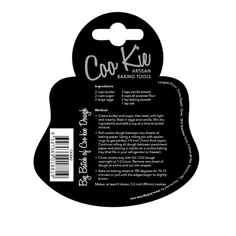 Coo Kie Animal Face Cookie Cutter.