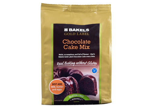 Bakels Gold Label - 500g Gluten Free Chocolate Cake Mix