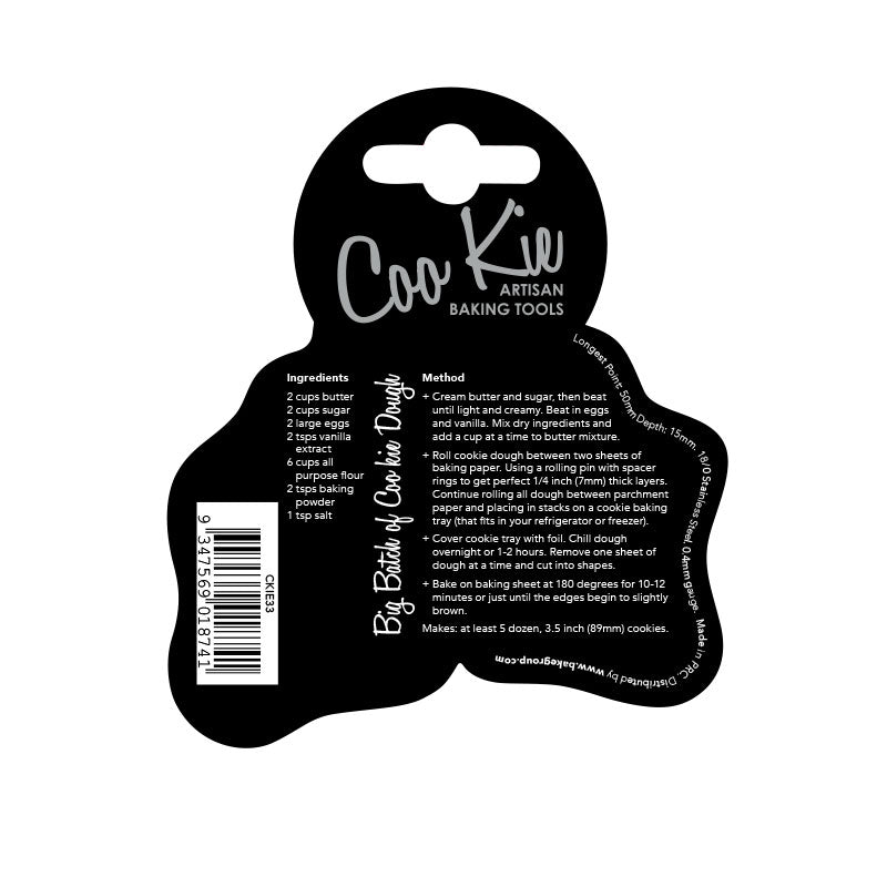 Coo Kie Mini Holly Leaf Cookie Cutter.