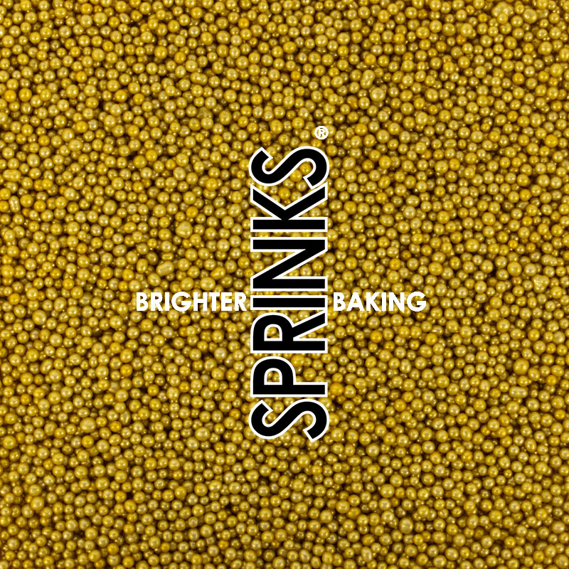 80g Sprinks 2mm Cachous - Gold