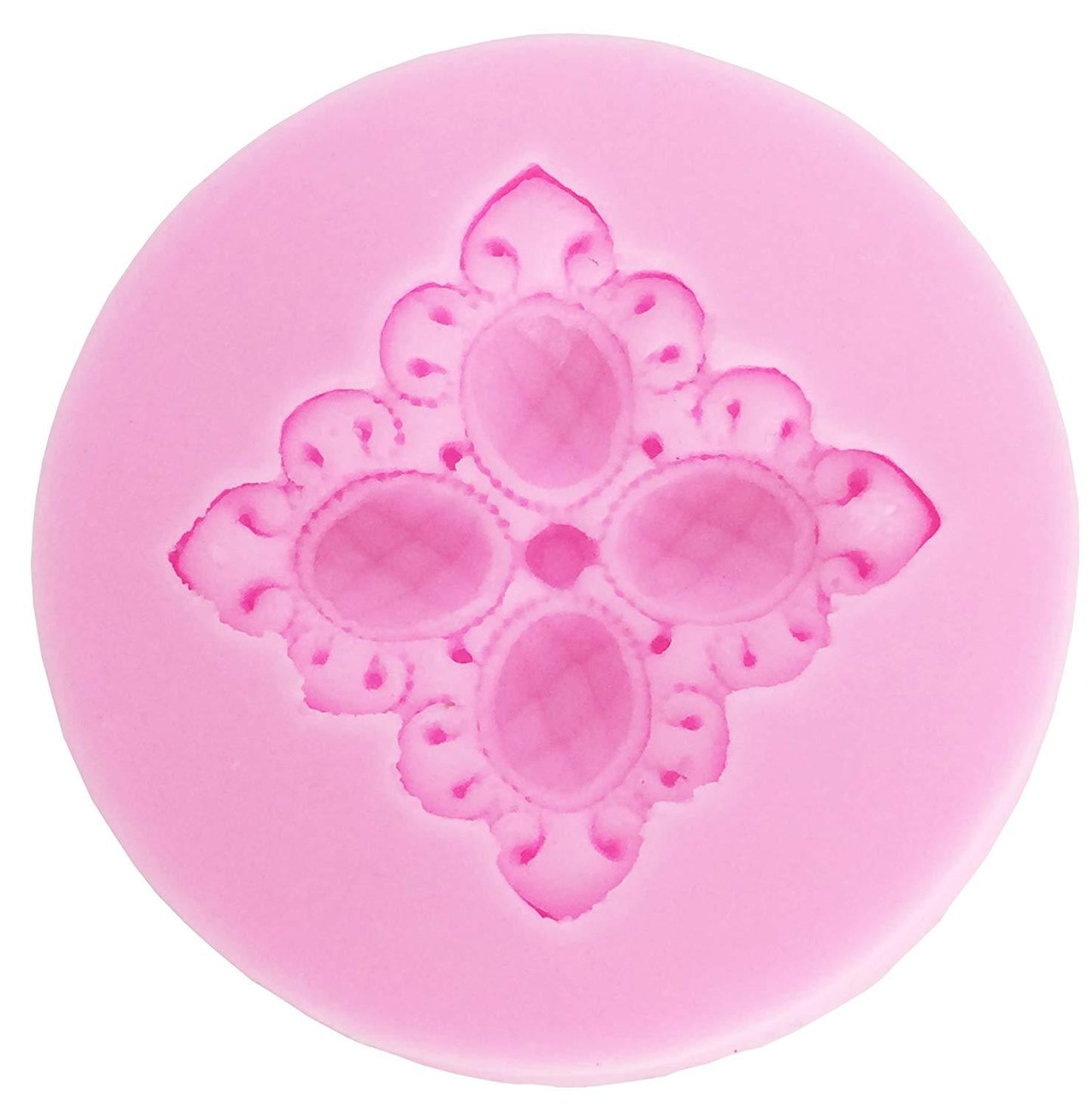 Silicone Mould - Diamond Brooch - S303.