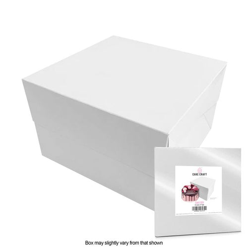 Cake Craft Box - 6inch (15.5cm) x 6inch (15.5cm) x 5inch (12.5cm)