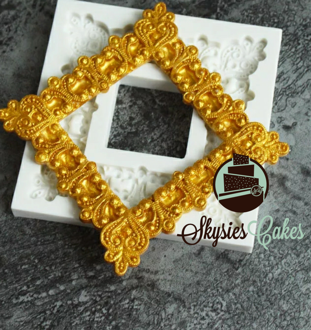 Silicone Mould - Square Frame - S193.