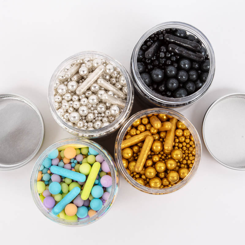 75g Sprinks Sprinkle Mix - Bubble and Bounce Shiny Gold.