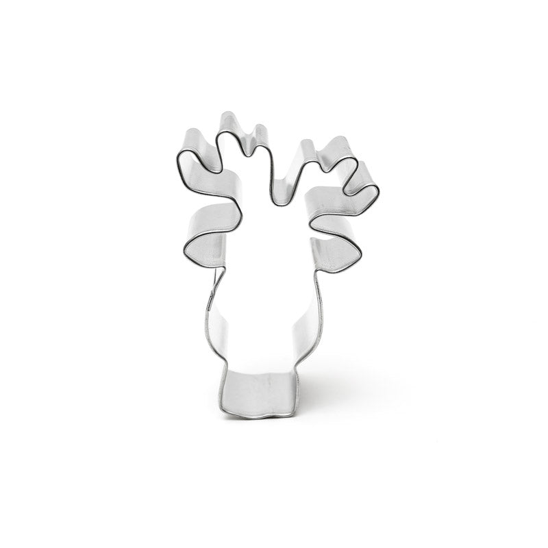 Tinplate Cookie Cutter - Reindeer Face 3.5".