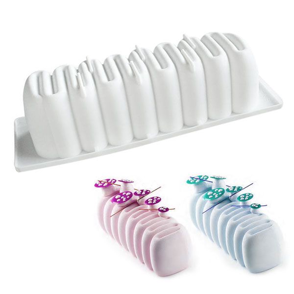 Silicone Mould - Large 3D Ruffle.