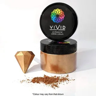 Vivid Edible Metallic Dust - Shimmer Rose Gold 50g