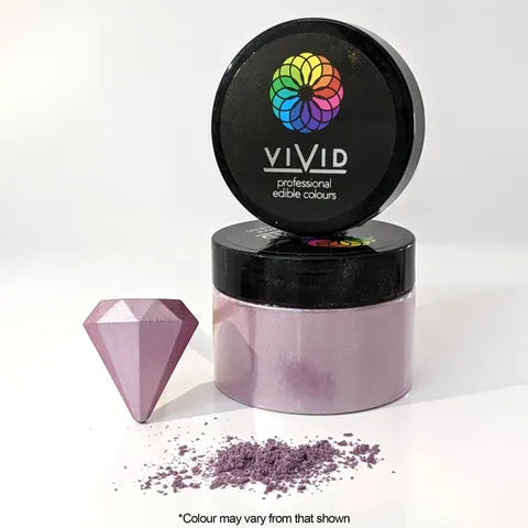 Vivid Edible Metallic Dust - Lilac 50g
