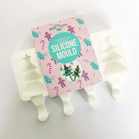 Christmas Tree Popsicle Silicone Mould.