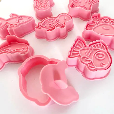 Cake Craft Sea / Ocean Cookie Cutters - 8 Piece Set.