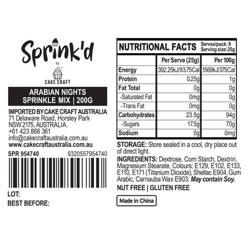 Sprink'd Bento Box - Arabian Nights.