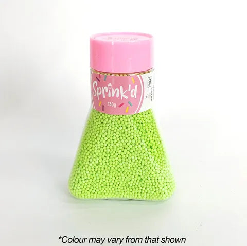 Sprink'd Sugar Balls - Lime Green 2mm 130g.