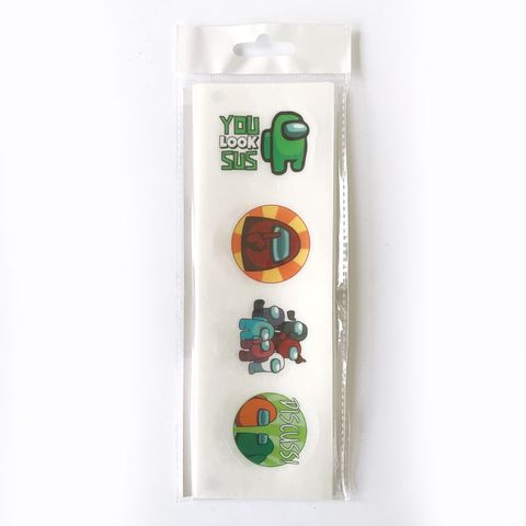 16 Edible Wafer Cupcake - Among Us