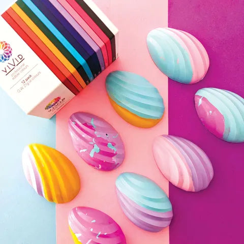 Cake Craft Silicone Mould - Small Swirl Egg.