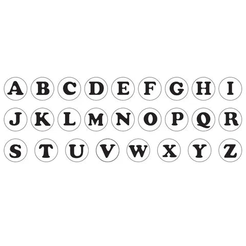 Pipsticks Hand Lettered Big Alphabet (5ct)