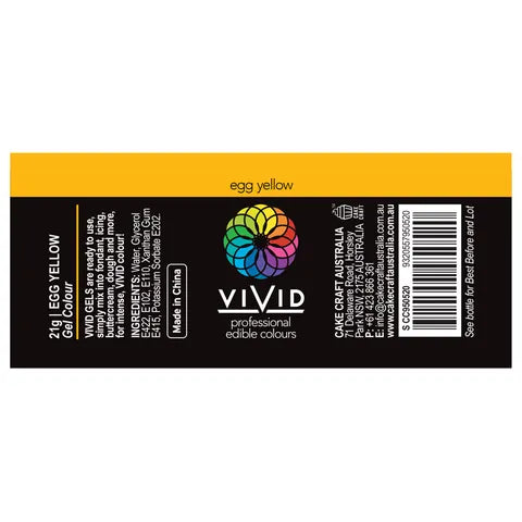 VIVID | EGG YELLOW | GEL COLOUR | 21G