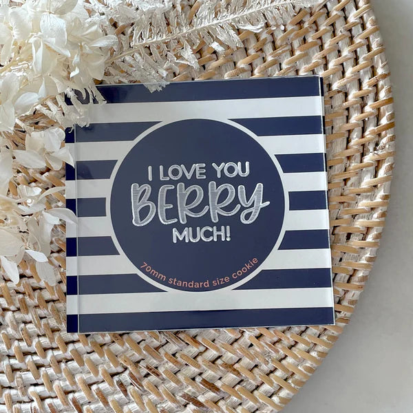 Little Biskut Debosser - I Love You Berry Much.