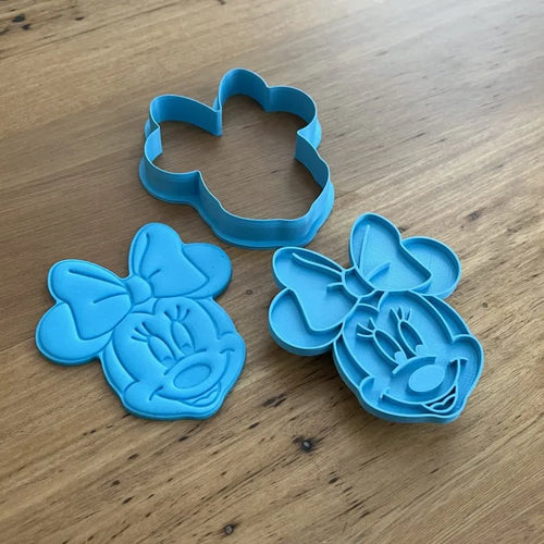 Cookie Cutter Store - Minnie Mouse Cookie Cutter & Stamp *Last One*