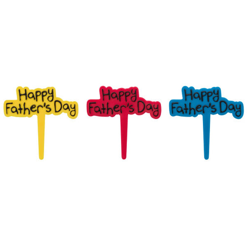 10pk Fathers Day Cupcake Toppers