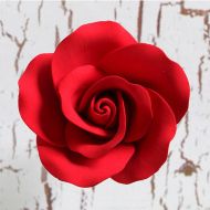 Sugar Flower - Tea Rose - Medium - Red.