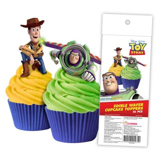 16 Edible Wafer Cupcake - Toy Story