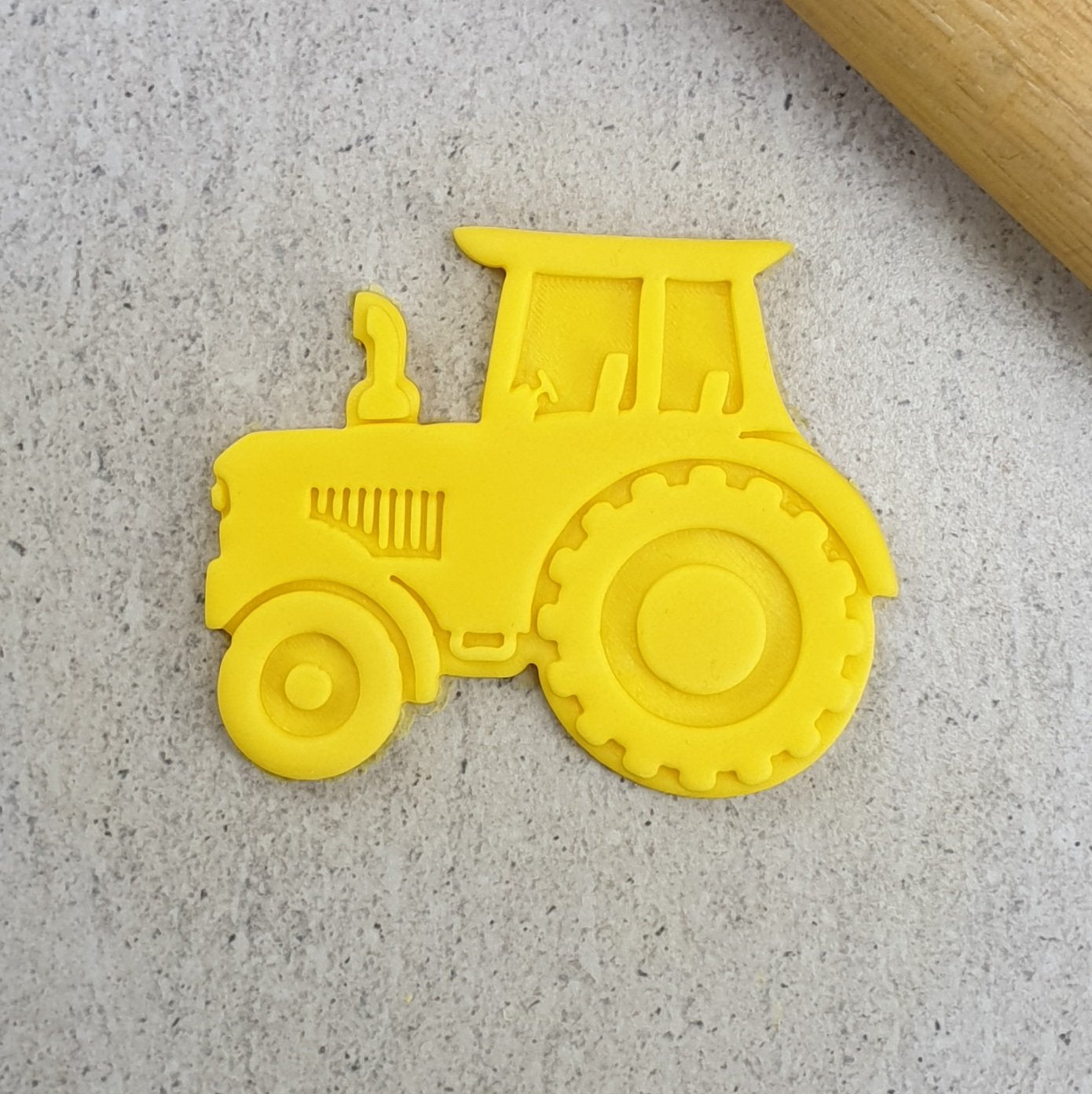 Custom Cookie Cutters 3D Embosser and Cutter Set - Tractor.