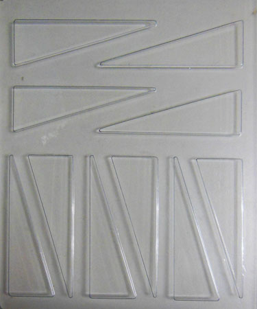 Chocolate Mould - Triangle Shard.