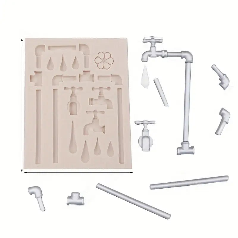 Silicone Mould - Plumbing, Taps, Pipes - S520