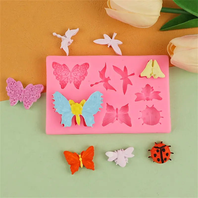 Silicone Mould - Butterfly/Insect - S284
