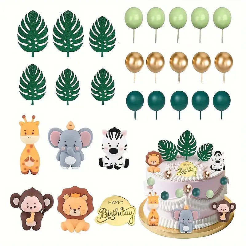 Jungle Animal V3 Cake Decorating Kit