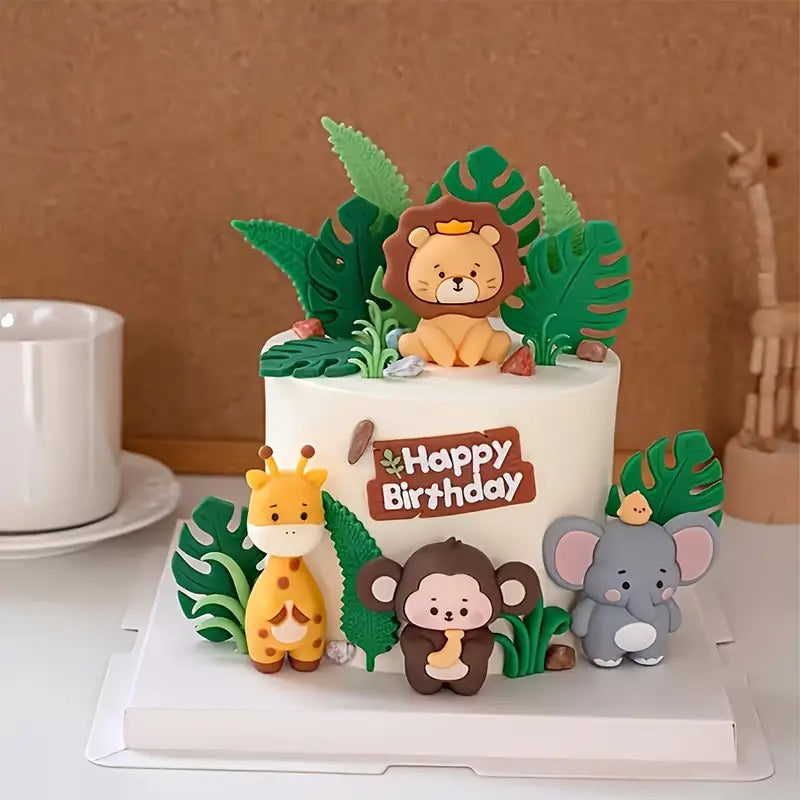 Jungle Animal V2 Cake Decorating Kit