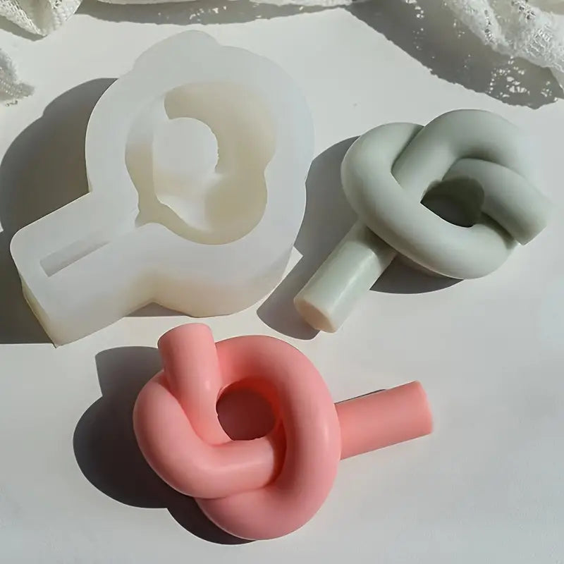 Silicone Mould - Wrapped Rope Knot - S761