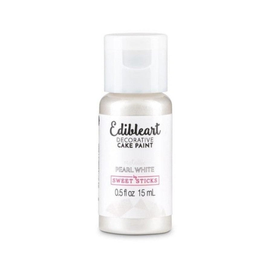 Sweet Sticks Edible Paint -Pearl White - 15ml