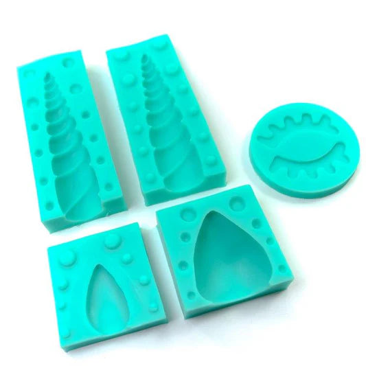 Silicone Mould - Unicorn Set of 5 - S734