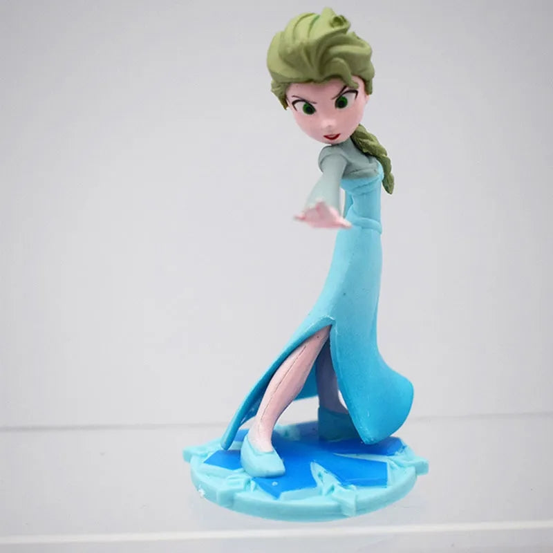 2PC Frozen Elsa and Anna Figurine Set