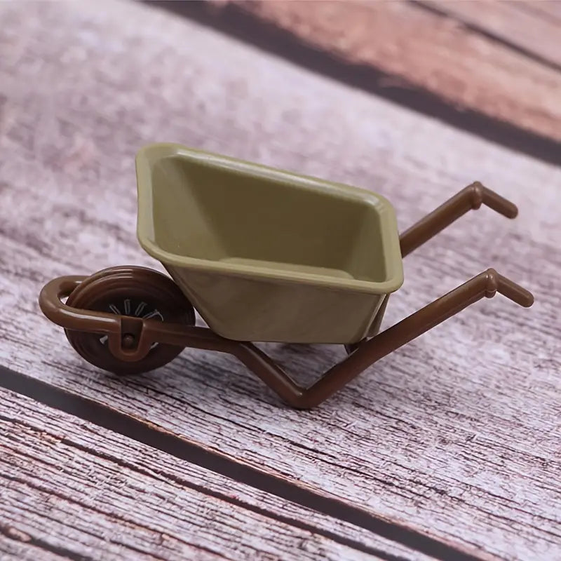 Single Mini Wheelbarrow Figurine