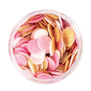 9g Sprinks - Wafer Confetti Pink, White & Gold
